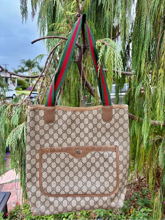 Gucci Handbags - Gucci Monogram GG Tote Bag Authentic Damaged